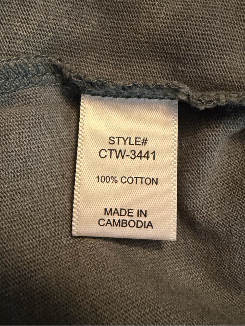 Zenana Outfitters NWOT Mineral  Washed Charcoal Top & Short Set Size S - Picture 6 of 11
